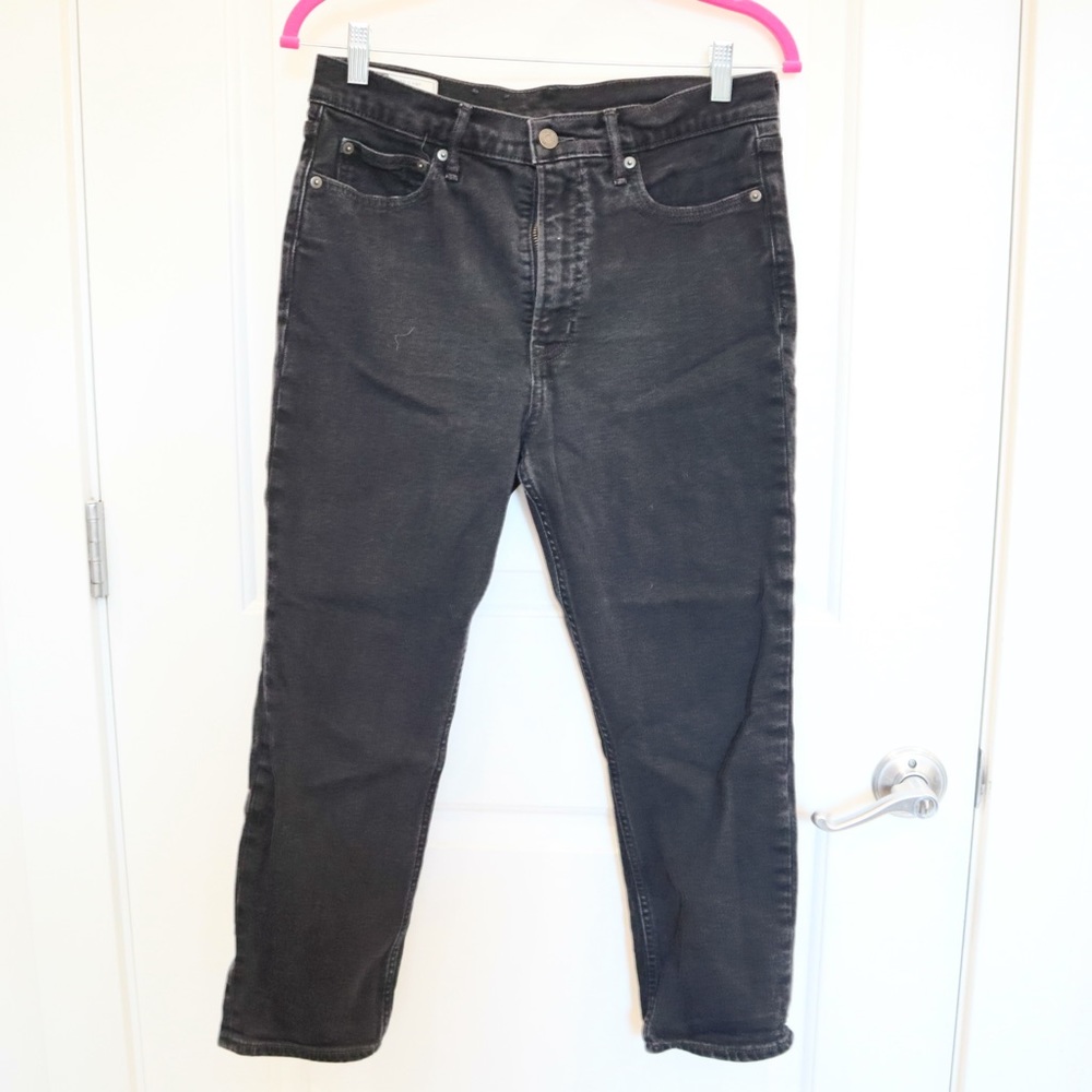 GAP high rise “cigarette Jean” faded black 10P/30P